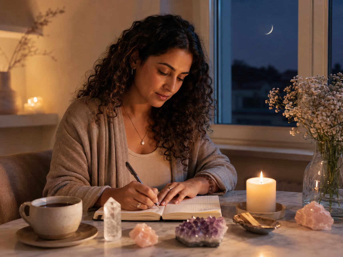 Crystals for the new moon