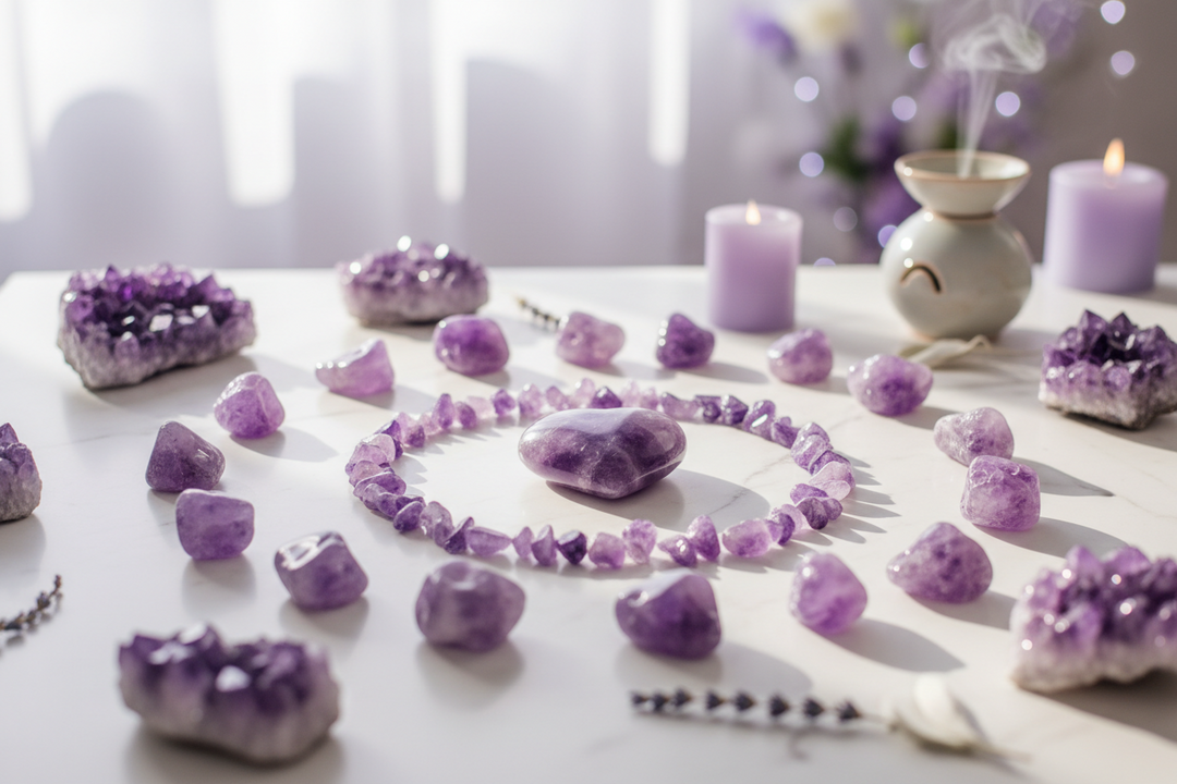 Which crystals are associated with anxiety?
