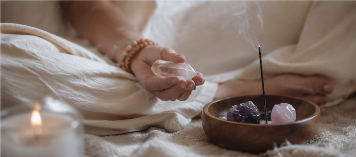 How to Meditate With Crystals: A Beginner's Guide